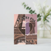 Paris Postkarte (Stehend Vorderseite)