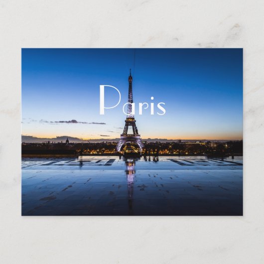 Paris Postkarte (Vorderseite)