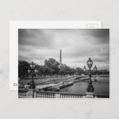 Paris Postkarte (Vorne/Hinten)
