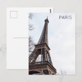 Paris Postkarte (Vorne/Hinten)