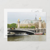 Paris Postkarte (Vorne/Hinten)