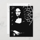 Paris Postkarte (Vorne/Hinten)