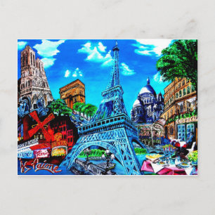 Paris Postkarte