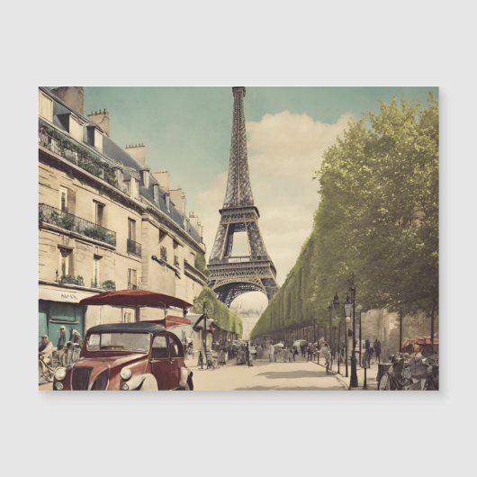Paris Postkarte (Vorderseite)