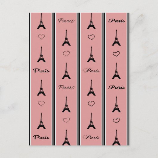 Paris Postkarte (Vorderseite)