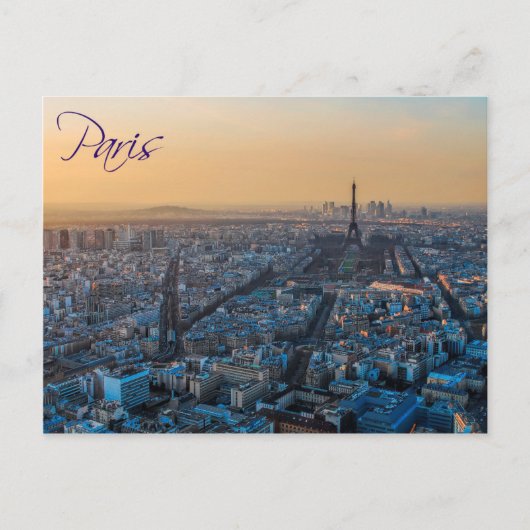 Paris Postkarte (Vorderseite)
