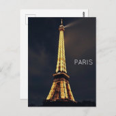Paris Postkarte (Vorne/Hinten)