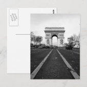 Paris Postkarte (Vorne/Hinten)