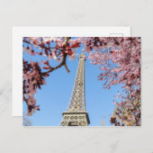 Paris Postkarte (Vorne/Hinten)