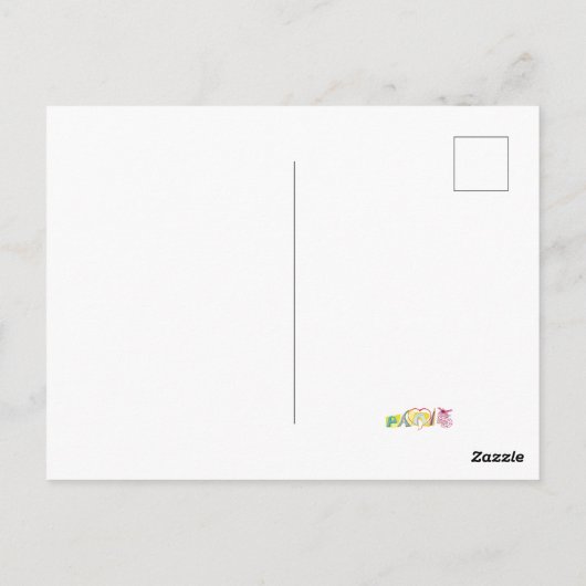 Paris Postkarte (Rückseite)