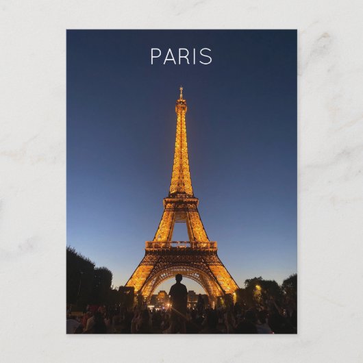 Paris Postkarte (Vorderseite)