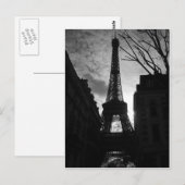 Paris Postkarte (Vorne/Hinten)