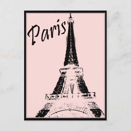 Paris Postkarte (Vorderseite)