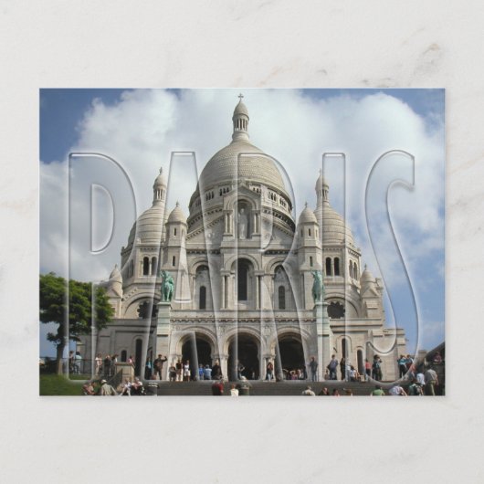 Paris Postkarte (Vorderseite)