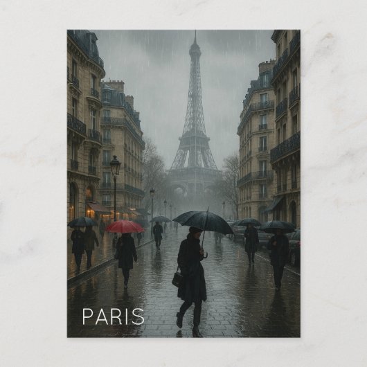 Paris Postkarte (Vorderseite)