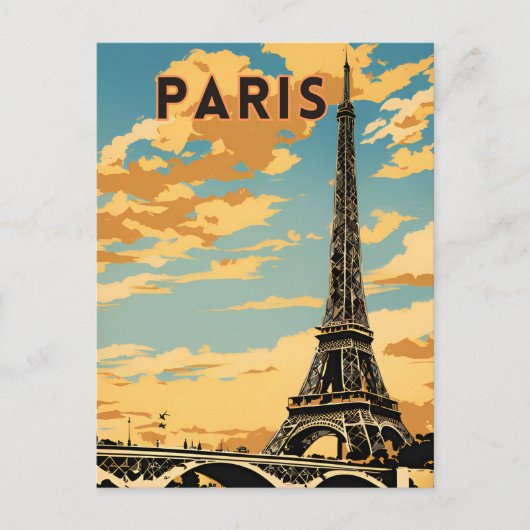 Paris Postkarte (Vorderseite)