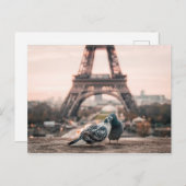 Paris Postkarte (Vorne/Hinten)