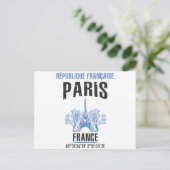 Paris Postkarte (Stehend Vorderseite)