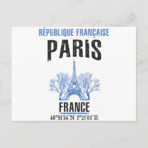 Paris Postkarte
