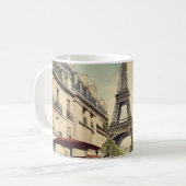 Paris-Postkarte Kaffeetasse (Vorderseite Links)