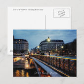 Paris-Postkarte Postkarte (Vorne/Hinten)