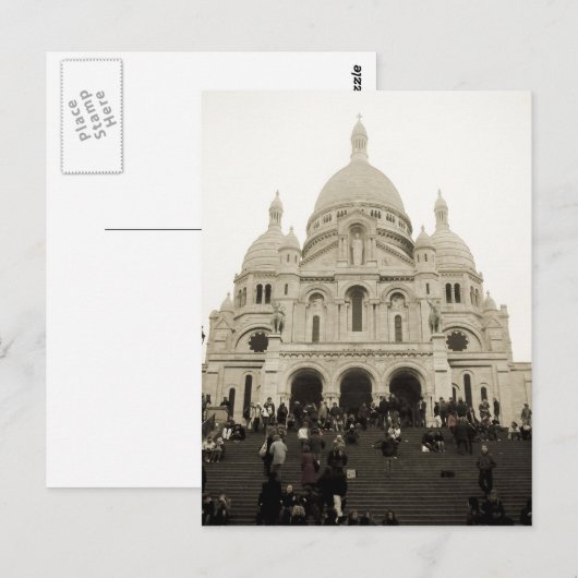 Paris Postkarten (Vorne/Hinten)