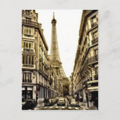 Paris Postkarten - Eiffelturm (Vorderseite)