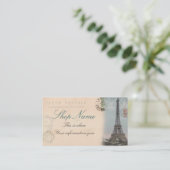 Paris-Postkarten-Visitenkarte Visitenkarte (Stehend Vorderseite)