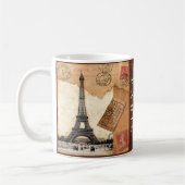 Paris-Poststempel Kaffeetasse (Links)