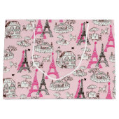 Paris-Promenade Große Geschenktüte (Vorderseite)