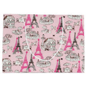 Paris-Promenade Große Geschenktüte (Rückseite)