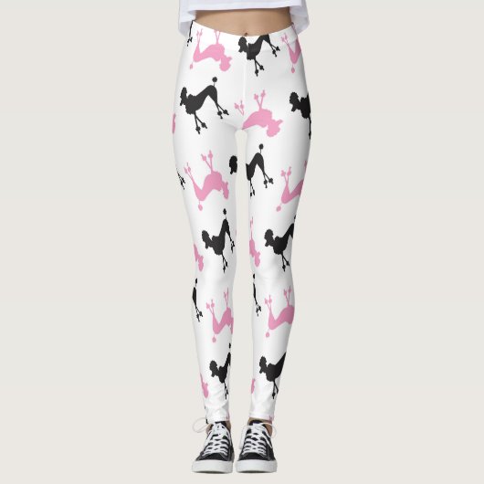 Paris-Pudel-Leggings Leggings (Vorderseite)