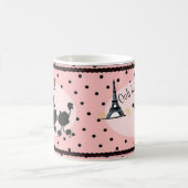 Paris-Pudel-Tasse Kaffeetasse (Mittel)