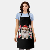 Paris Pup & Kitty Crew - Niedlicher Beret Hund und Schürze (Getragen)