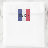 Paris Quadratischer Aufkleber (Tasche)
