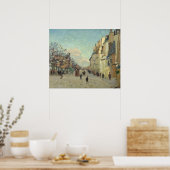 Paris, Quai de Bercy, Snow Effect, c.1873-74 Poster (Küche)