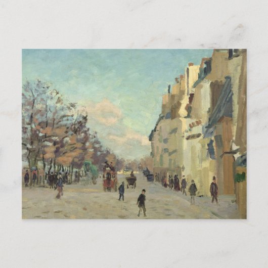 Paris, Quai de Bercy, Snow Effect, c.1873-74 Postkarte (Vorderseite)