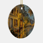 Paris Rainy Street Ornament (Rechts)