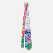 Paris Raoul Dufy Neck Tie Krawatte (Rückseite)