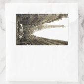 Paris Rechteckiger Aufkleber (Tasche)