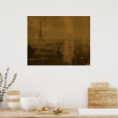 Paris-Reflexion Poster (Küche)