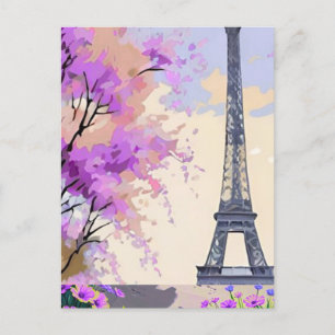 Paris Reise Druck Wand Kunst Paris Wandhängend Zuh Feiertagspostkarte