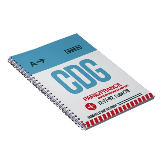 Paris - Reisejournal Notizblock (Rechte Seite)