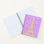 Paris, Reisen Kunst, Minimalistisch, Pastel Travel Notizblock (Innenseite)