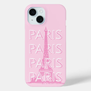 Paris Reisen Kunst, Reisen Kunst, Preppy Art, Pink Case-Mate iPhone Hülle