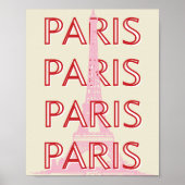 Paris Reisen Kunst, Reisen Kunst, Preppy, Minimali Poster (Vorne)