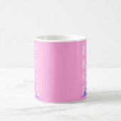 Paris Reisen Kunst, Reisen Kunst, Rosa Kaffeetasse (Mittel)