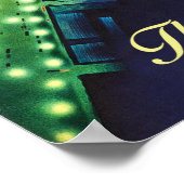 Paris Reiseplakat Poster (Ecke)