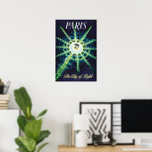 Paris Reiseplakat Poster (Heimbüro)