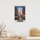 Paris Reiseplakat Poster (Küche)